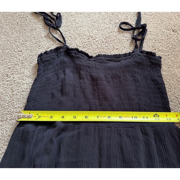 Loft Beach Midi Dress Sundress Tie Strap Breezy Minimalist Coastal Womens XS - Picture 4 of 5